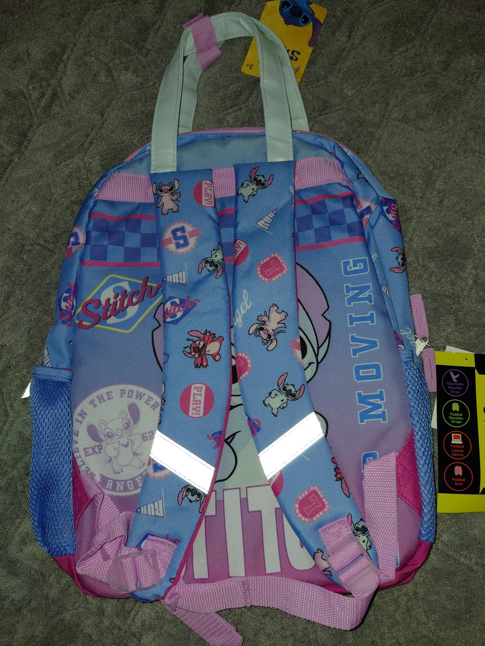 Disney Stitch Backpack With Handles